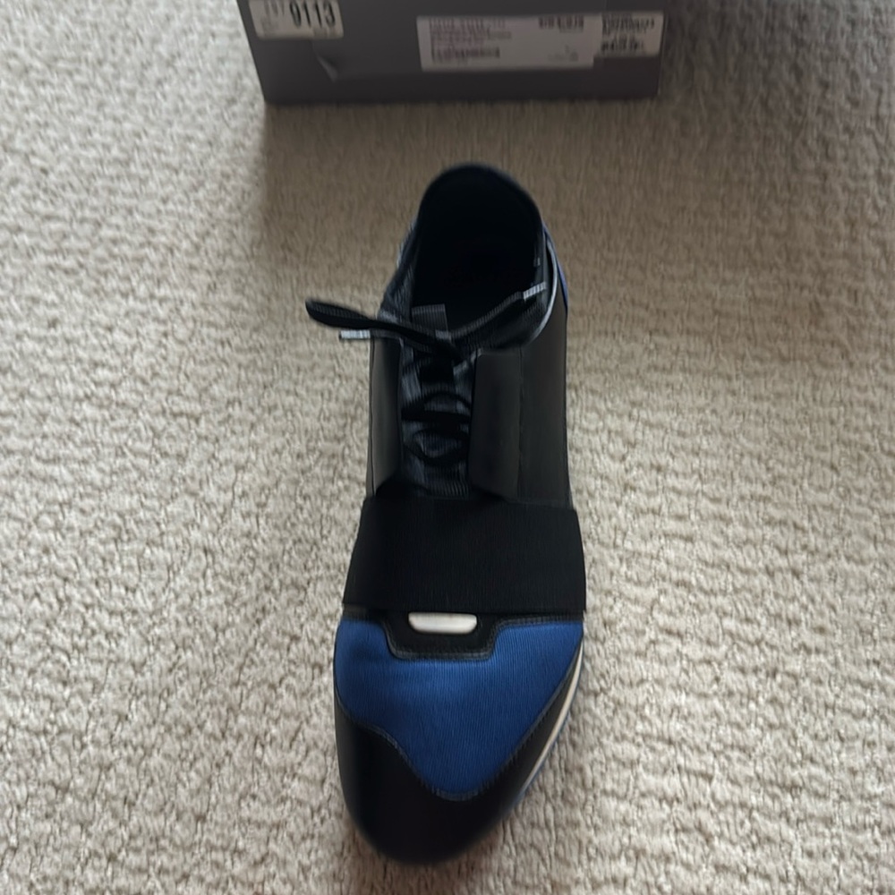 Balenciaga black and Blue with white sole, size 11